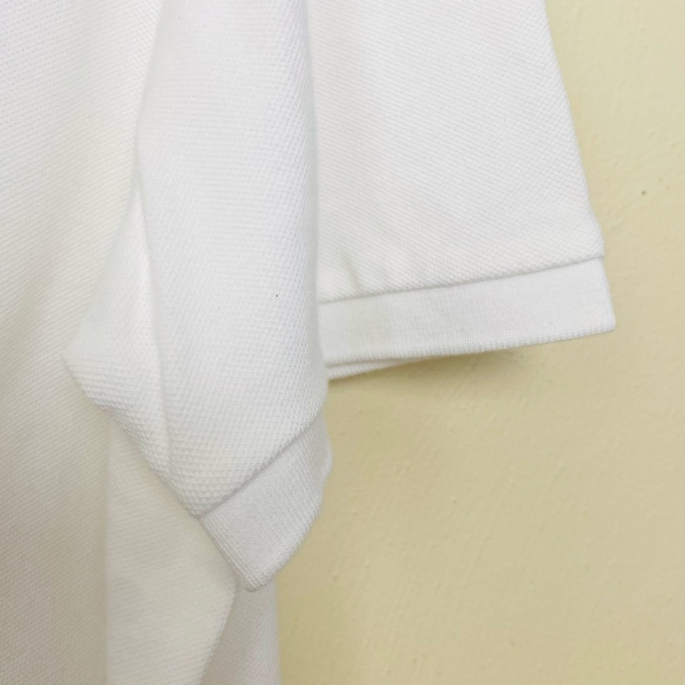 Polo by Ralph Lauren White Polo Shirt with Blue Logo - Picture 6 of 13